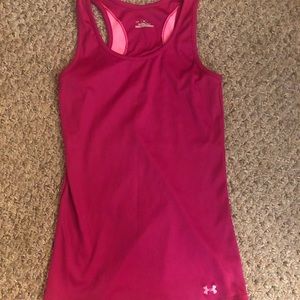 NWOT pink Under Armour workout tanktop